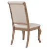 CoasterEssence 110292 Brockway - Upholstered Dining Chair (Set of 2) - Barley Brown