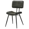 CoasterEssence 110652 Misty - Leather Upholstered Dining Chair (Set of 2) - Espresso