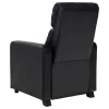 CoasterEveryday 600181-S5B Toohey - 7 Piece Upholstered Tufted 5-Seater Recliner Living Room Set - Black