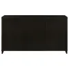 CoasterEssence 700881 Lewes - 2 Door Engineered Wood TV Stand - Cappuccino