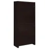 CoasterEveryday 800905 Skylar - 5-Shelf Bookcase With Drawer - Cappuccino