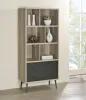 Coaster Fine Furniture 801923 Maeve - 3-Shelf Bookcase With Drawers - Distressed Pine