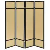 Coaster Fine Furniture 961648 Pearce - 4-Panel Bamboo Room Divider Folding Screen - Natural