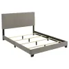 Coaster Fine Furniture 300851Q Dorian - Fabric Upholstered Queen Panel Bed - Taupe