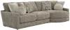 Jackson Furniture Industries 3145/63/96-28 Jackson Furniture Industries 3145/63/96-28 Turner - 2 Piece Sofa Cuddler With Right Side Facing Cuddler - Mushroom