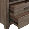 New Classic B3412-040 Harrisburg - 2 Drawer Nightstand - Walnut