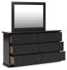 Ashley Furniture B138B50 Ashley Furniture B138B50 Maribel - Dresser and Mirror - Black