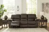 Ashley Furniture U4380887 Leesworth - Power Reclining Sofa - Dark Brown