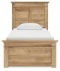 Ashley Furniture PCB1170B26 Ashley Furniture PCB1170B26 Makidern - Twin Panel Storage Bed With Under Bed Storage Unit - Tan