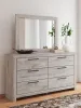 Ashley Furniture PCB1120B1 Ashley Furniture PCB1120B1 Broachmyn - Dresser And Mirror - Gray
