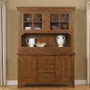 Liberty Furniture 382-DR-HB Hearthstone Ridge - Hutch & Buffet - Light Brown