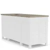 Riverside Furniture 28631 Finn - Executive Desk - White