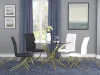 CoasterEveryday 108441 Beckham - Round Glass Top Dining Table - Brass