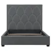 CoasterElevations 315900Q Bowfield - Upholstered Queen Panel Bed - Charcoal