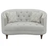 CoasterElevations 505641-S2 Avonlea - 2 Piece Upholstered Sloped Arm Sofa Set Fabric - Gray