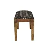 CoasterEssence 910177 Lamont - Fabric Upholstered Accent Bench - Black And Natural