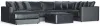 Jackson Furniture Industries 2245/37/31/59/75/12-23 Jackson Furniture Industries 2245/37/31/59/75/12-23 Remington - 5 Piece Modular Sectional (LSF Chaise) And 1 Included Cocktail Ottoman - Slate