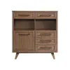 Intercon OS-CA-5457-WCT-C Oslo - Pantry Cabinet - Weathered Chestnut