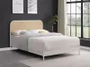 Coaster Fine Furniture 360301Q Amherst - Radio Weave Rattan Metal Queen Bed - White