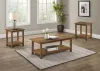 Coaster Fine Furniture 710548-S3A Payne - 3 Piece Coffee And End Table Set - Distressed Brown