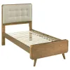 Coaster Fine Furniture 225091T-S5 Robyn - 5 Piece Twin Bedroom Set - Light Ash