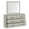 Liberty Furniture 522-BR-DM Modern Play - Dresser & Mirror - Natural White