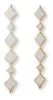 Ashley Furniture A8010354 Harriswood - Accent Mirror Set (Set of 2) - Gold Finish