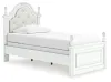 Ashley Furniture PCB1819B5 Ashley Furniture PCB1819B5 Kozlani - Twin Upholstered Panel Bed - White
