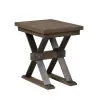 Liberty Furniture 473-OT1021 Sonoma Road - Chair Side Table - Weathered Beaten Bark