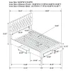 CoasterEssence 305878F Soledad - Upholstered Full Storage Panel Bed - Light Gray