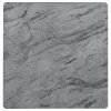 CoasterEssence 753517 Mozzi - Square Faux Marble Side End Table - Gray And Black