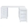 CoasterEveryday 800516 Yvette - 3-Drawer L-Shape Computer Desk - White