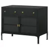CoasterElevations 951761 Sadler - 2-Drawer Metal Accent Storage Cabinet - Matte Black