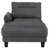 Coaster Fine Furniture 509540 Caspian - Upholstered Curved Arm Chaise Sectional Sofa - Gray