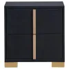 Coaster Fine Furniture 222831T-S4 Marceline - 4 Piece Twin Bedroom Set - Black