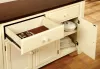 Furniture of America CM3216SV Harrisburg - Server - Vintage White / Dark Oak