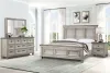 New Classic 00-2114-14N New Classic 00-2114-14N Mariana - 6/6 Eastern King 4 Piece Bedroom Set (Bed & Dresser & Mirror & Nightstand) - Gray
