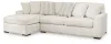 Ashley Furniture 61904S1 Ashley Furniture 61904S1 Chessington - 2-Piece Sectional With Laf Corner Chaise - Ivory