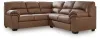 Ashley Furniture PC27704S2 Ashley Furniture PC27704S2 WillowBend - 2-Piece Sectional With LAF Sofa With Corner Wedge - Caramel