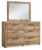 Ashley Furniture B1050B1 Hyanna - Dresser, Mirror - Tan