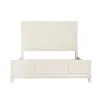 Samuel Lawrence Furniture S916-BR-K3 Madison - King Panel Bed in a Grey-White Wash Finish - Natural