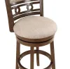 New Classic S1701-BS-CHY New Classic S1701-BS-CHY Gia - Swivel Barstool - Cherry / Brown - Fabric