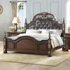 New Classic 00-1754-100 Maximus - 6/6 King Bed - Dark Brown