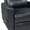 New Classic U2518-14-BLK Takami - Swivel Recliner - Black