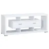 CoasterEssence 700113 Darien - 2-Drawer Engineered Wood TV Stand - White