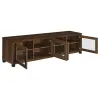 CoasterEssence 736293 Sachin - 4-Door Engineered Wood TV Stand - Dark Pine