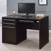 CoasterEveryday 800702 Halston - 2-Drawer Office Desk With Cabinet - Cappuccino