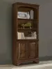 CoasterElevations 881286 Hartshill - 3-Shelf Cabinet Bookcase - Burnished Oak