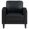 Coaster Fine Furniture 508363 Ruth - Upholstered Track Arm Accent Chair - Black