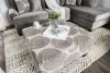 Furniture of America SM5142GY-OT Bonaventura - Ottoman - Gray / Pattern